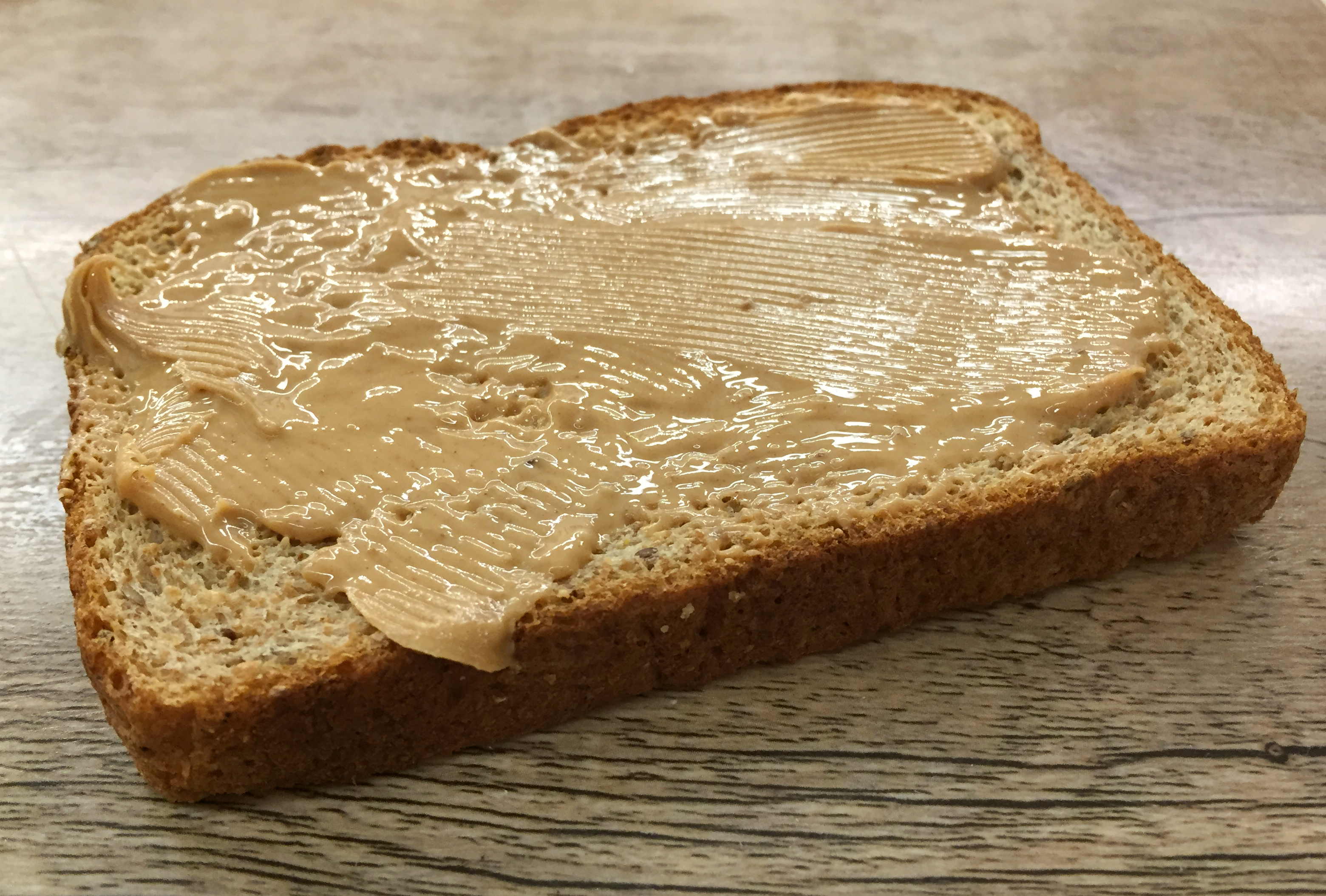 bread with peanut butter