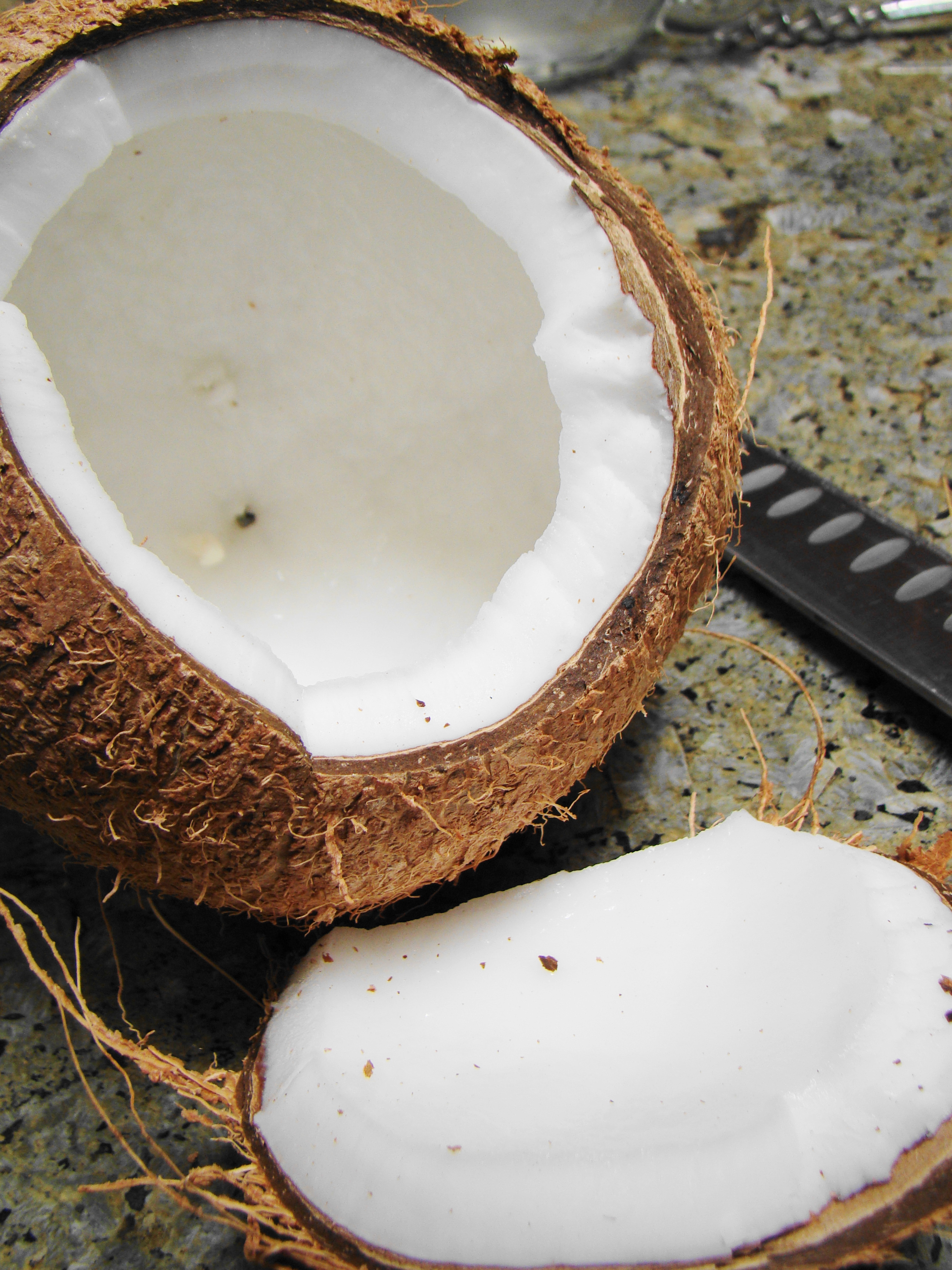 half of a coconut