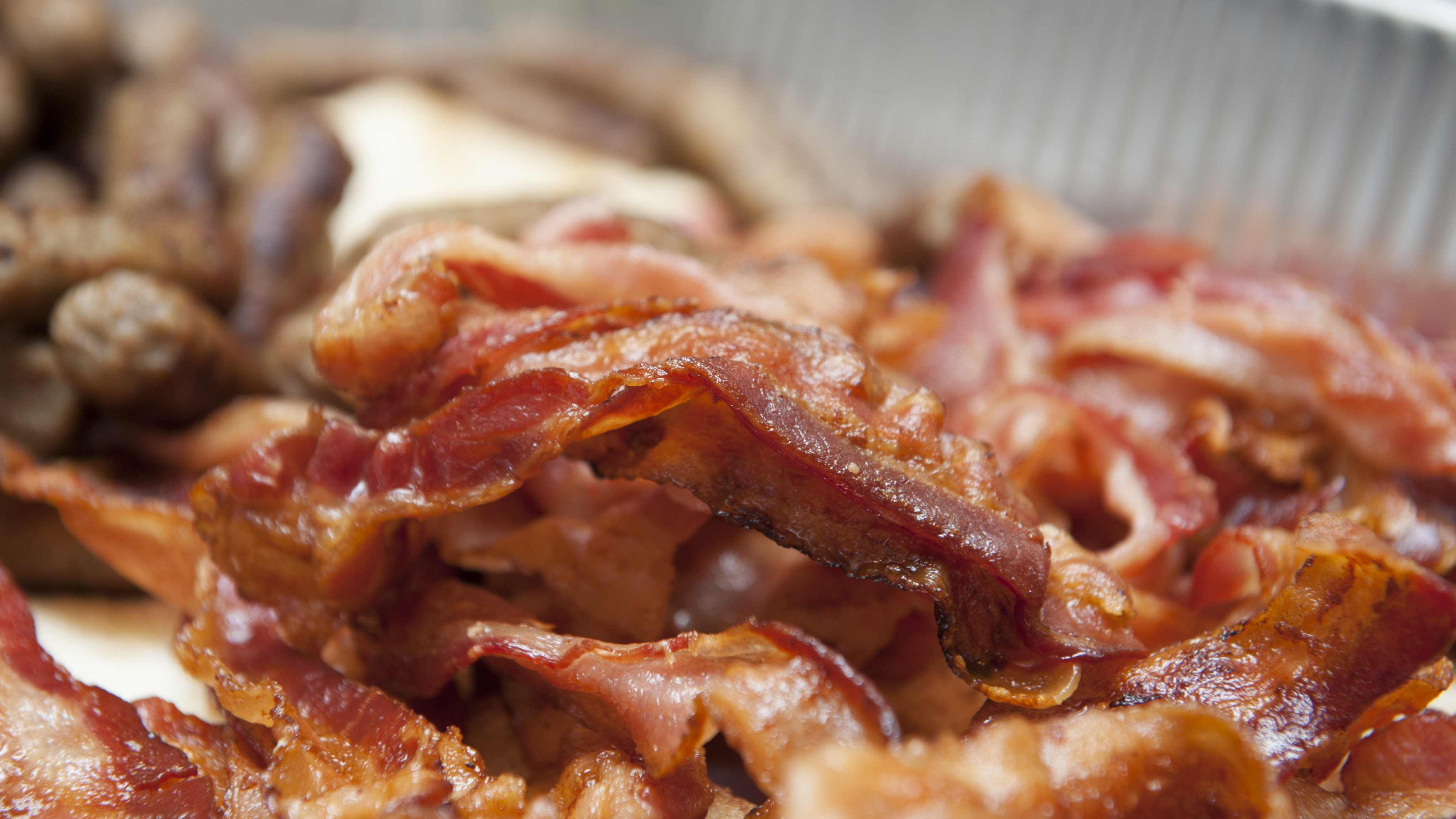 bacon and sausage plate