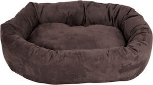 Majestic-Pet-Suede-Bagel-Dog-Bed