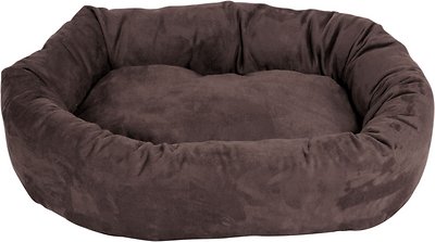 Majestic-Pet-Suede-Bagel-Dog-Bed