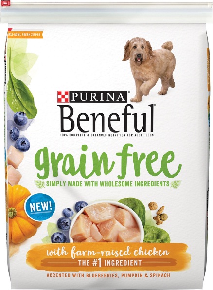 Purina Beneful Grain-Free With Chicken Dry Dog Food