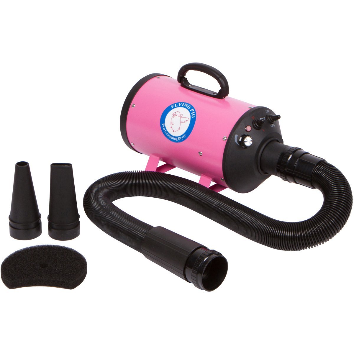 Flying One Pink High Velocity 4.0 Hp Motor Pet Grooming Dryer w/ Heater